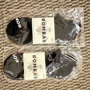 Bombas Men's Black and White Athletic Socks